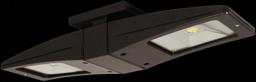 LED CEILING 2X10W COOL BRONZE