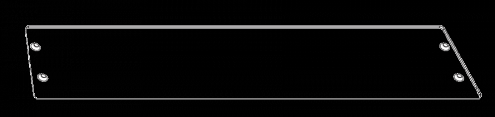 POLYSHIELD GUARD SLIMWALL 62W WITH