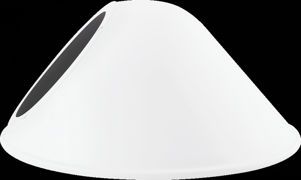 ANGLED CONE SHADE 11" FOR GNLED WHITE