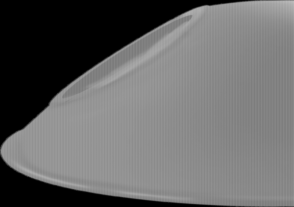 ANGLED CONE SHADE BLACK