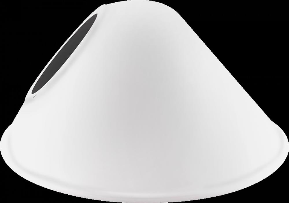 ANG. CONE SHADE FOR GNLED GOOSE WH
