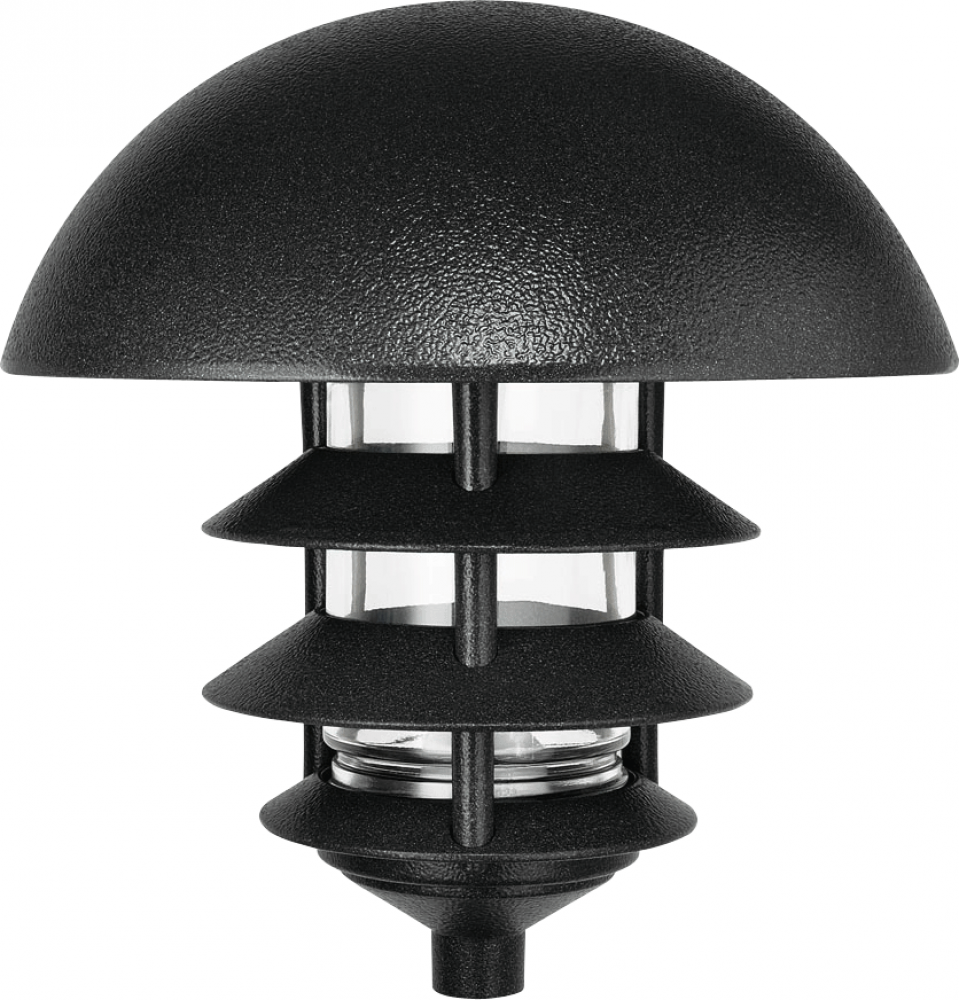 LAWN LIGHT 4 TIER + DOME TOP 100W BLACK