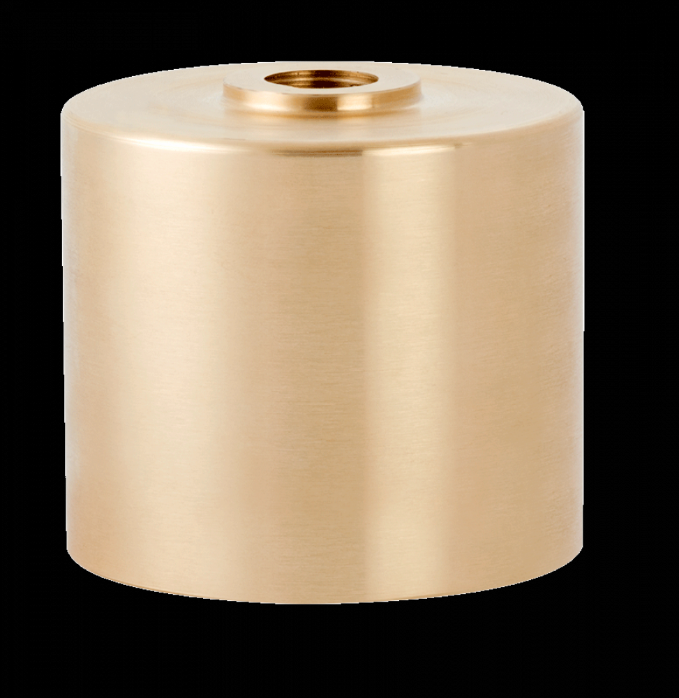 MIGHTY CAP 3" FITS 2 7/8" OD PIPE BRASS