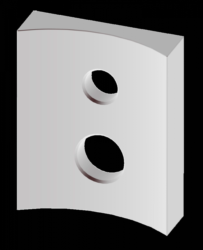 ADPT 4" RND WH POLE ALED10