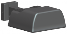 RAB Lighting ALH250XPSQ - AREA LIGHT 250W MH PSQT HPF PULSE START