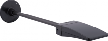 RAB Lighting ARM24 - STRAIGHT ARM 24 Inch WITH ROUNDWALLPLA
