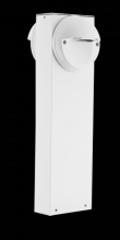 RAB Lighting BLEDR2X5-18W - LED BOLLARD 18 Inch 2X5W COOL RD WH