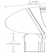 RAB Lighting FXLED150SFY/BL - FLEXFLOOD 150W WARM BL SLIPFITT