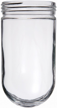 RAB Lighting GL100 - GLOBE GLASS 100 SERIES CLEAR INDIVIDUALL