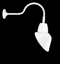 RAB Lighting GN1LED13YAC11W - GOOSE 24" ARM 13W WARM 11" AC WH