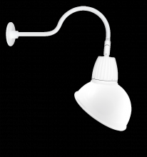 RAB Lighting GN1LED26YADW - GOOSE 24" ARM 26W WARM 15" AD11 WH