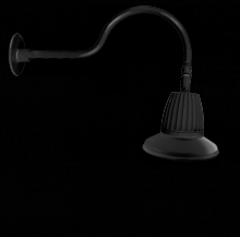 RAB Lighting GN1LED13YST11B - GOOSE 24" ARM 13W WARM 11" ST BL