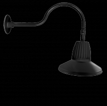 RAB Lighting GN1LED26YRSTB - GOOSE 24" ARM 26W WARM 15" RST BL