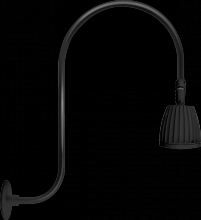RAB Lighting GN3LED13NB - GOOSE STYLE3 13W 4K LED NO SHADE BL