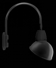 RAB Lighting GN4LED13NADB - GOOSE 4 13W 4K LED 15" ANG DOME SHADE BK