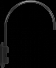 RAB Lighting GOOSE4B - GOOSE STL4WALL 20" HI 19" FRMWALL BL