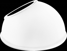 RAB Lighting GSAD11W - ANG. DOME SHADE 11" FOR GNLED GOOSE W