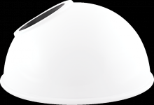 RAB Lighting GSADW - ANG. DOME SHADE FOR GNLED GOOSE WH