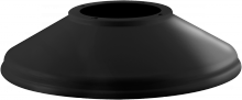 RAB Lighting GSSTB - STRAIGHT SHADE FOR GNLED GOOSE BLACK