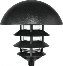 RAB Lighting LLD4B - LAWN LIGHT 4 TIER + DOME TOP 100W BLACK