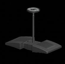 RAB Lighting PLED2X26 - LED PENDANT 2X26W COOL BRONZE