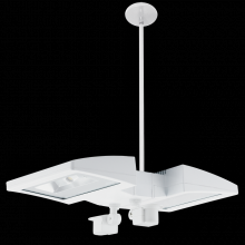 RAB Lighting PLED2X26MS2W - PENDSADT 2X26W COOL SAD 2 MINI SEN WH