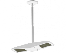 RAB Lighting PLED2X10W - LED PENDANT 2X10W COOL WH