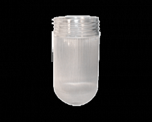 RAB Lighting GL100PRIS - GLOBE GLASS 100 SERIES CLEAR PRISMATIC