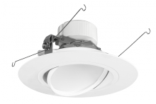 RAB Lighting DLED6AR14Y - DLED 6" ROUND ADJUSTABLE 14W 3000K WH