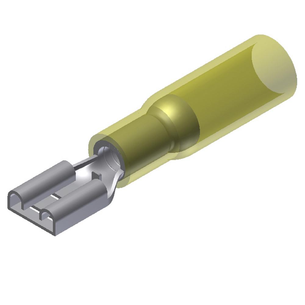 Heat shrink conctr,Female qck discnnct