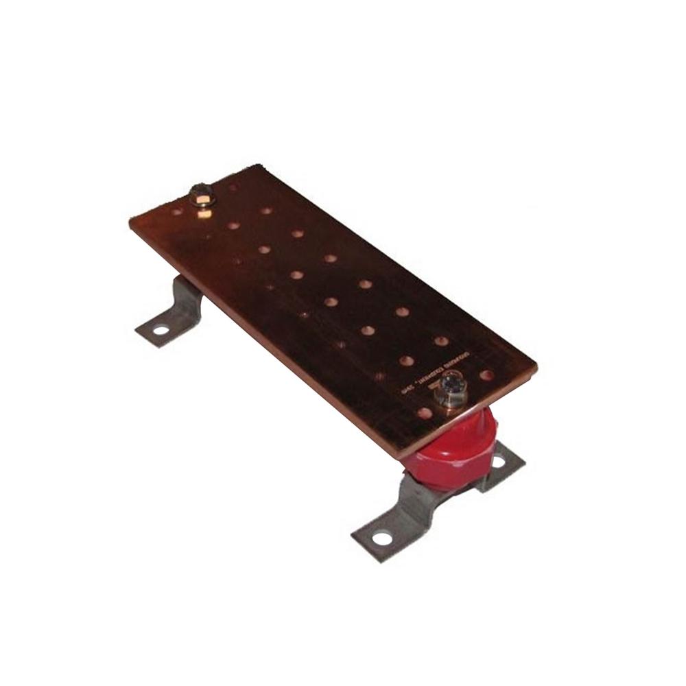 CU BUSBAR 1/4X4X10 22HOLE