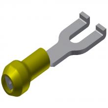 Burndy-US, a Hubbell affiliate YAE22Z3BOX - FLANG FK-26-20AWG-NYL,Stud Hole:0.173 IN