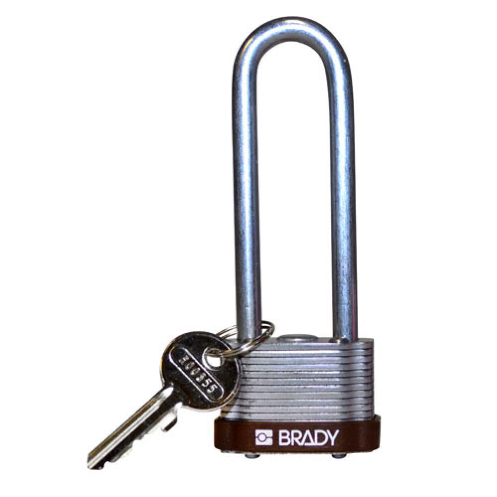 Steel Padlock 3" Steel Shackle KD BN