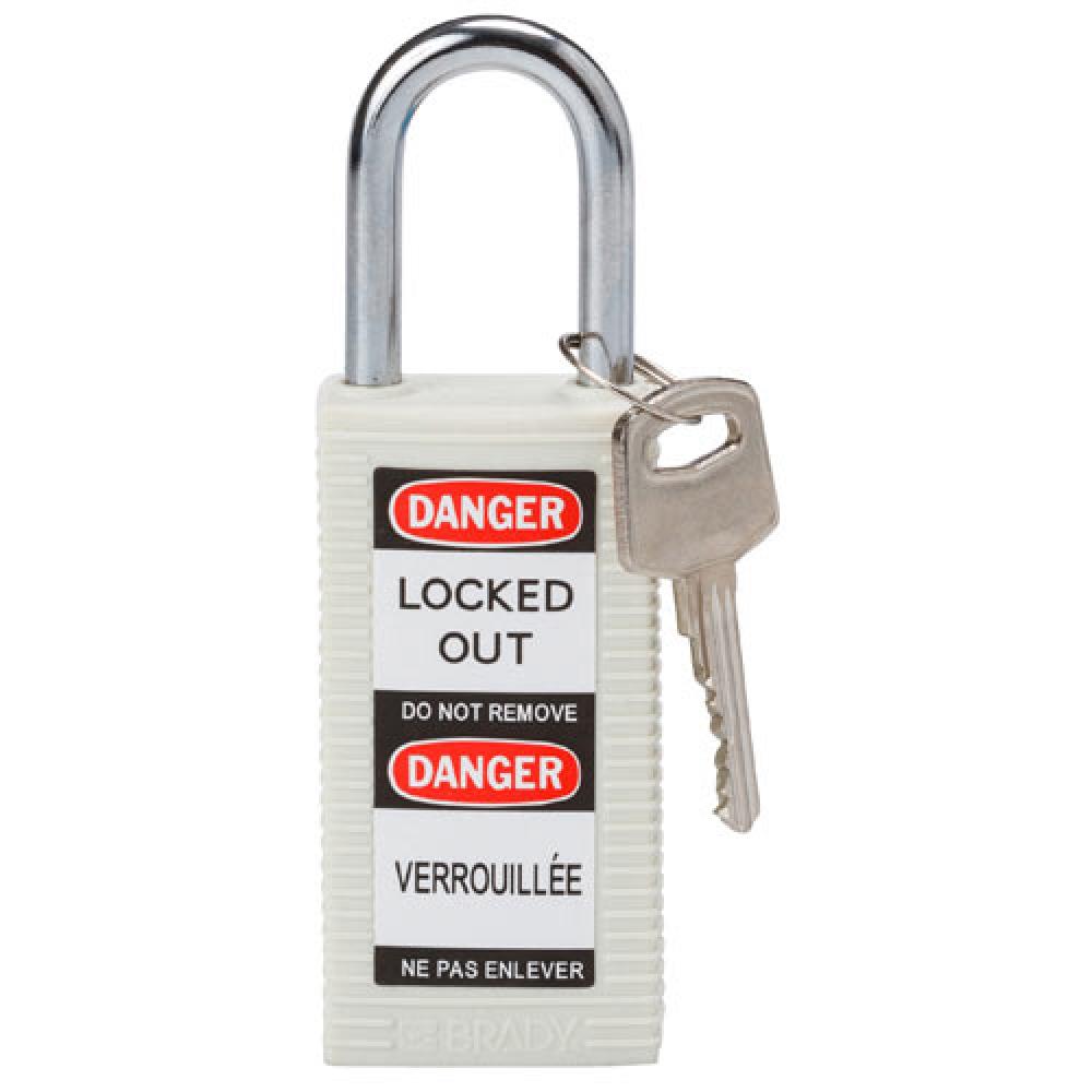 Long Body Nylon Padlock 1.5" KD WT