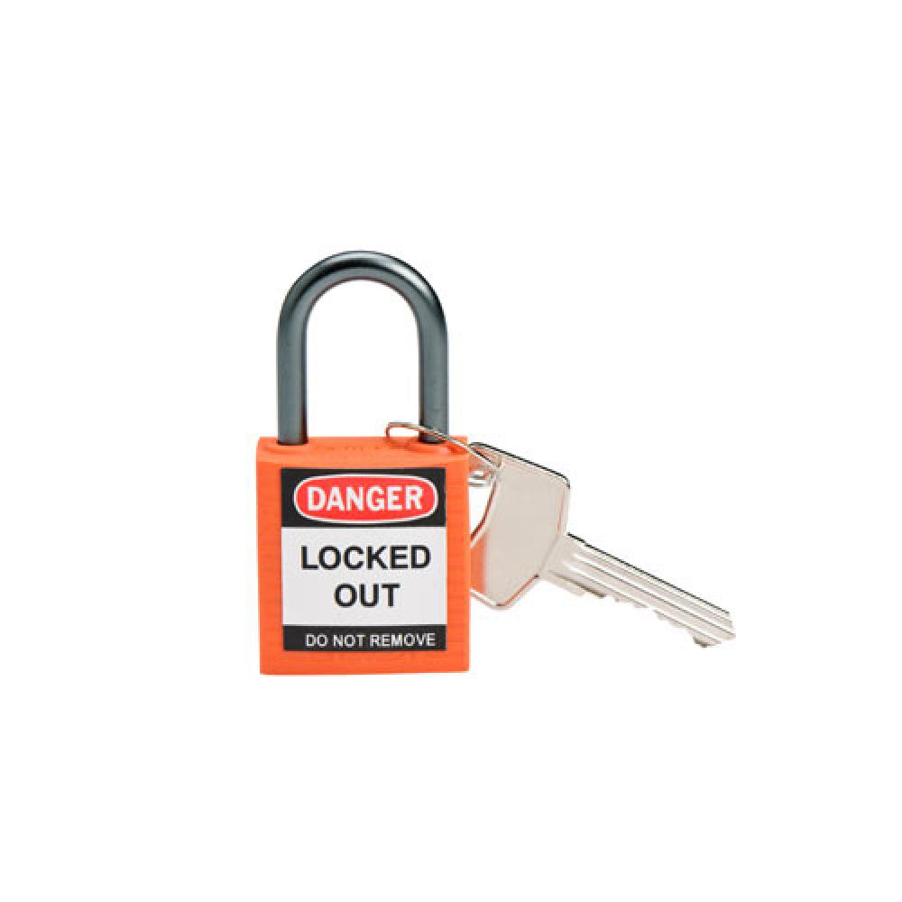 Nylon Padlock 1" Alum Shackle KD OR