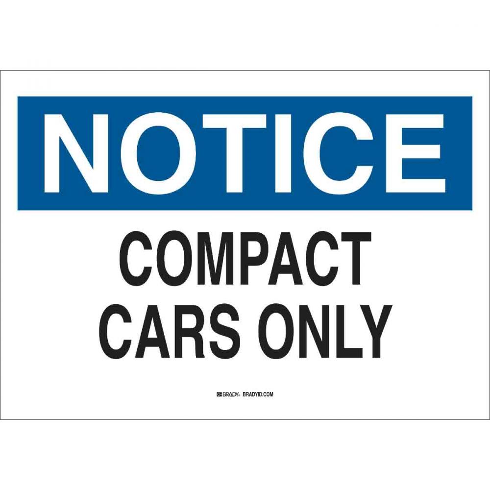 B555 10X14 BLU/BLK/WHT NOTICE