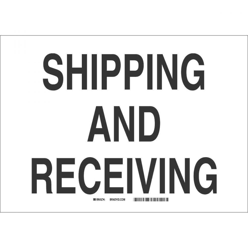 B555 10X14 BLK/WHT SHIPPING AND RECEIVIN