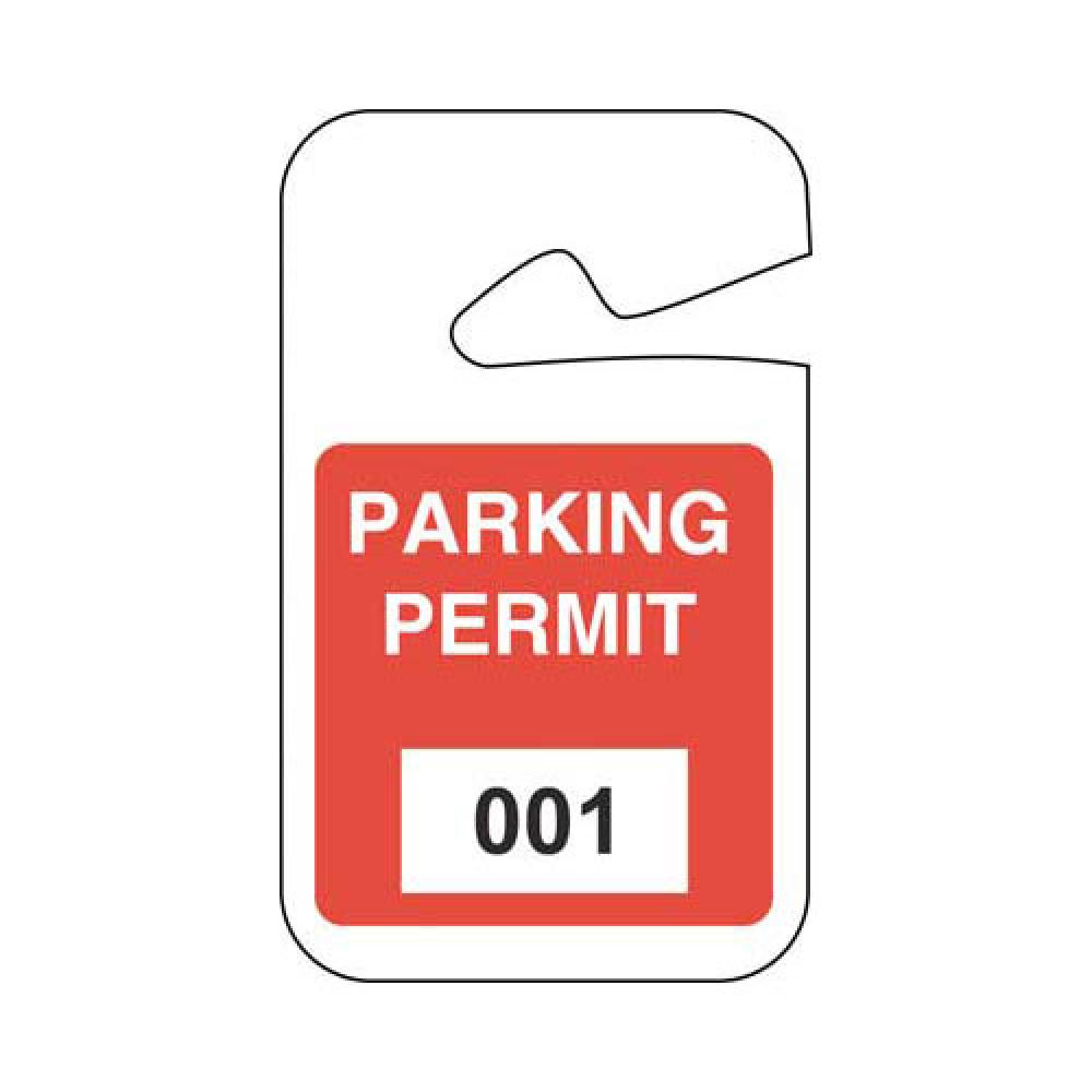 001 - 100, RED HANGING TAG