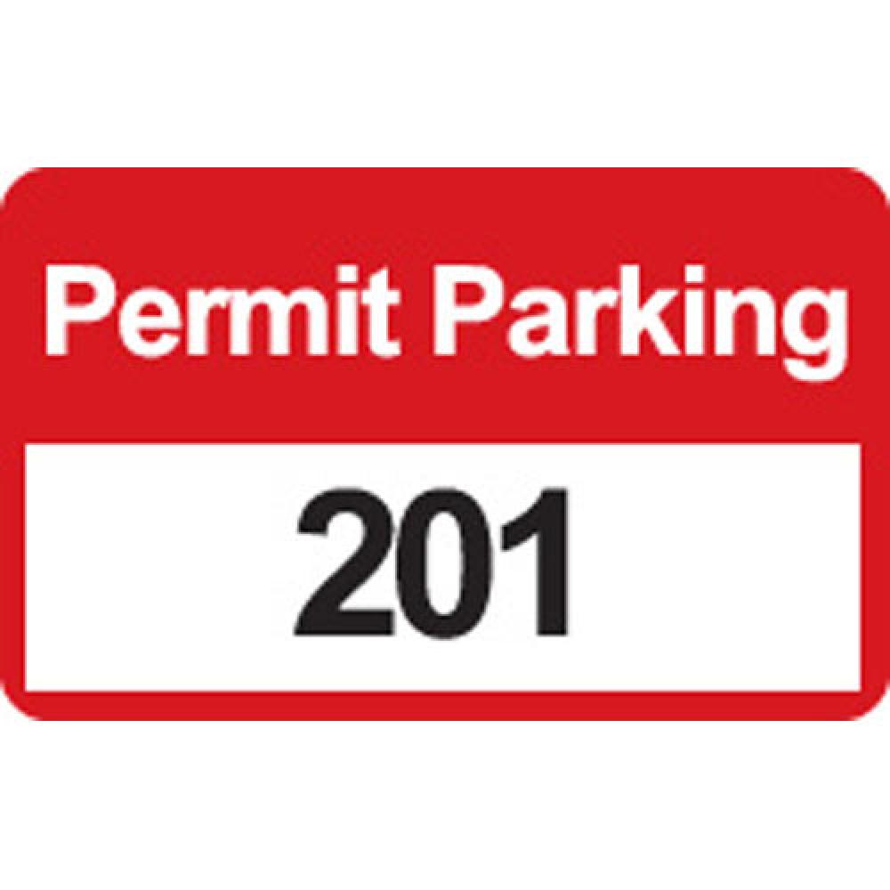 BUMPER TAGS, 201-300, RED