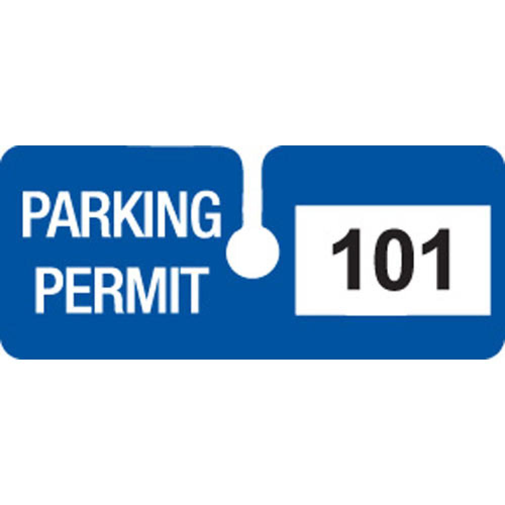 WHT TAGS 101-200 BLUE 4-3/4"X2