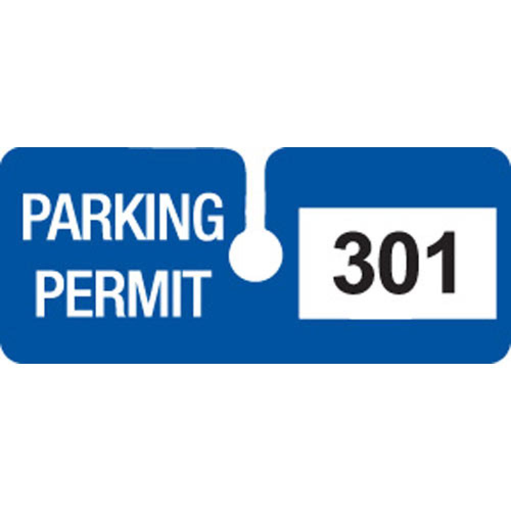 WHT TAGS 301-400 BLUE 4-3/4"X2