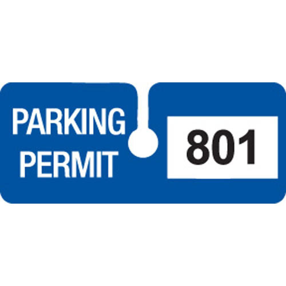 WHT TAGS 801-900 BLUE 4-3/4"X2