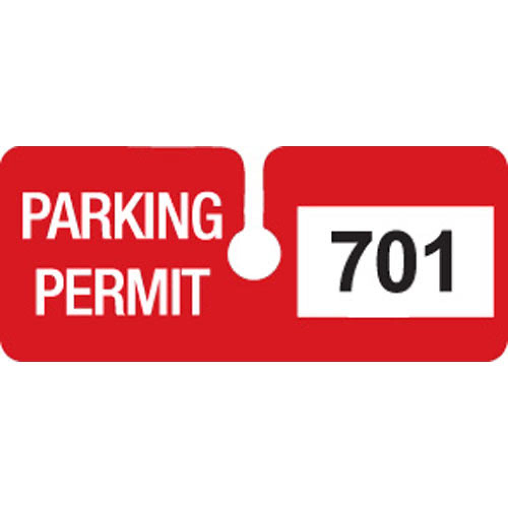 WHT TAGS 701-800 RED 4-3/4"X2