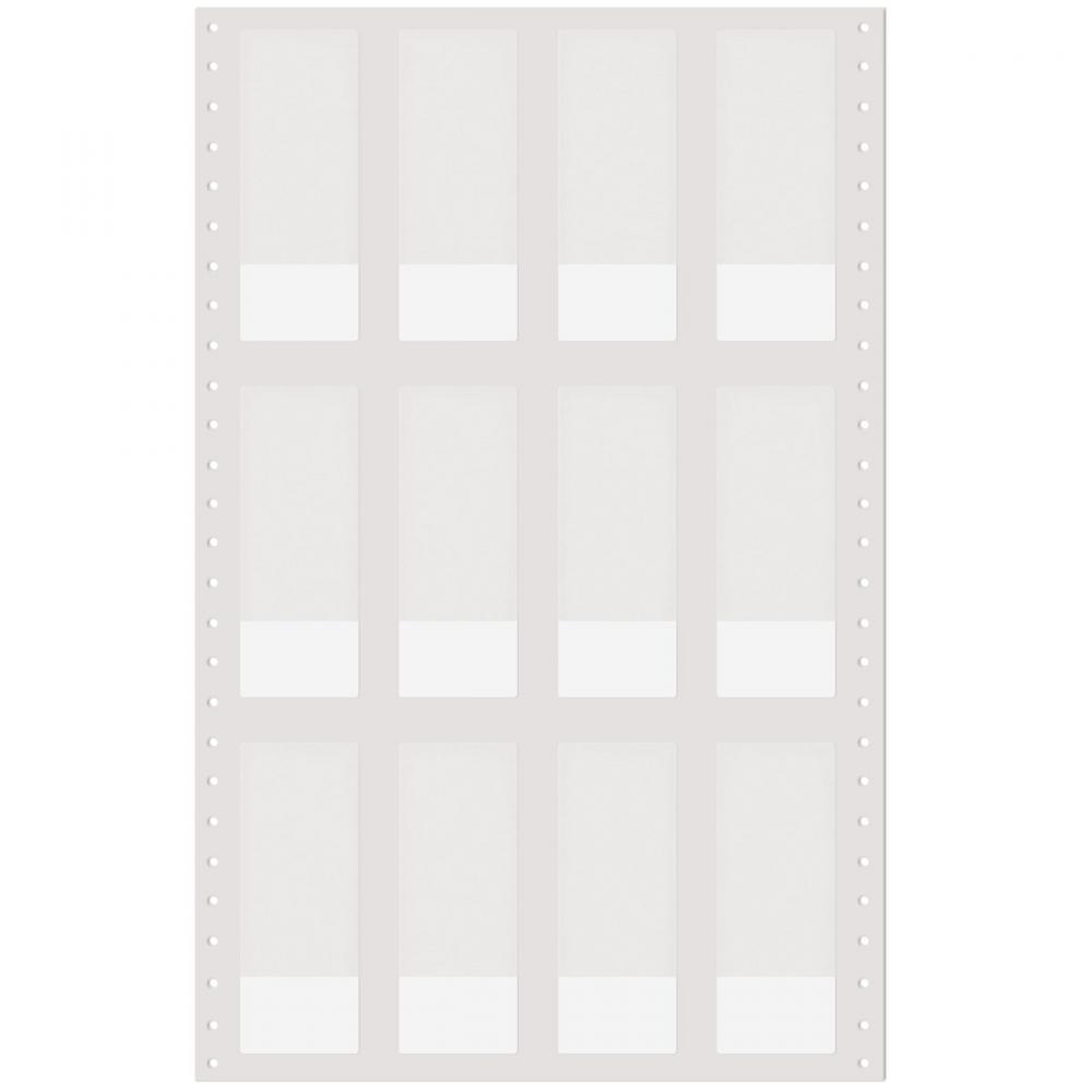 Lbls 4 in H x 1.5 in W WT, CL 1000/PK