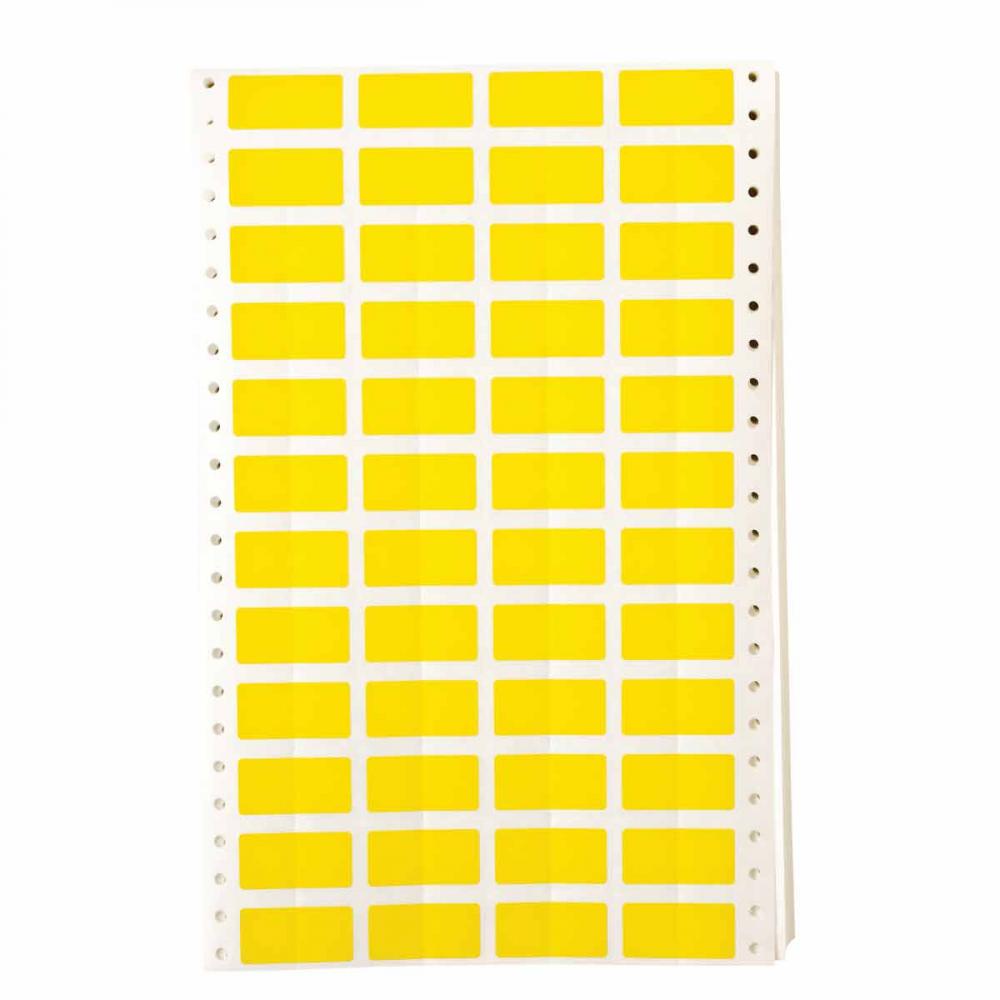 Lbls 0.75 in H x 1.5 in W YL 10000/PK