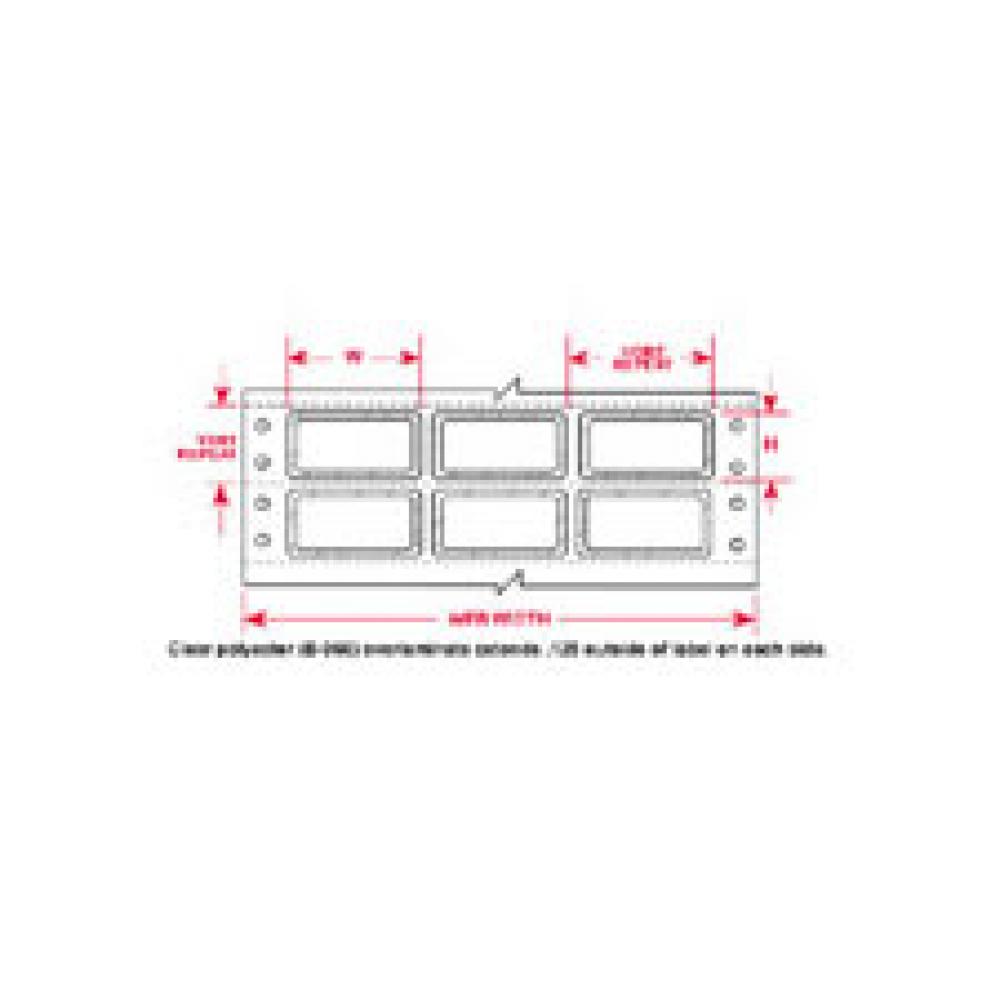 Label,Dot Mtx,B619L,2x1,Wht,5000 LBL/PK
