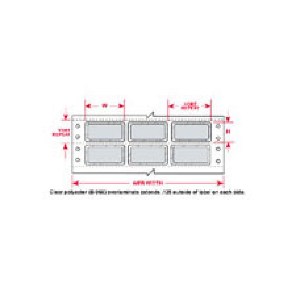 Label,Dot Mtx,B969AL,2x1,Slv,5000 LBL/PK