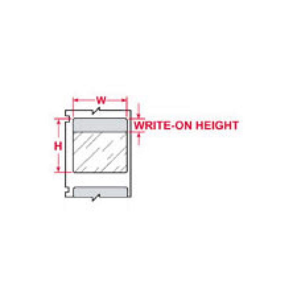 Lbl,BrdMkr,B292,1.5x4,Gy/Clr,100/RL