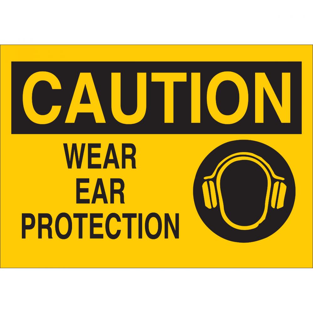 EAR PROTECTION SIGN