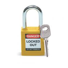 Brady 105888 - Nylon Padlock 1.5" Steel Shkl KA YL 3PK